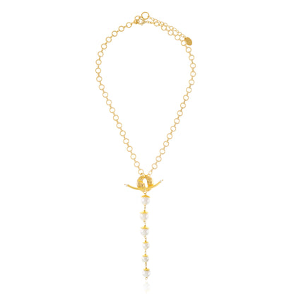 Collar Lago Alba – Encanto Veneciano con Perlas y Oro