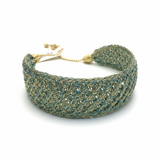 Pulsera Luma Nº1 Gold Sage – vista 2 – Trovare Chile