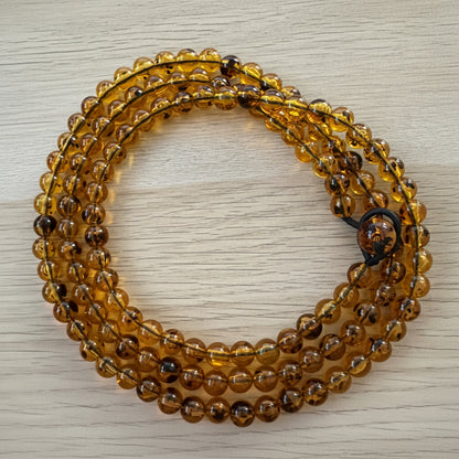 Collar resina largo Miele