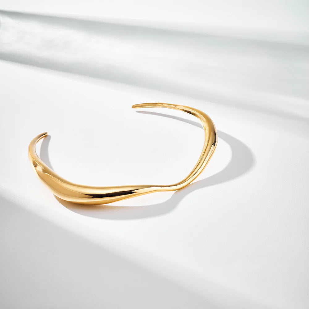 Choker Hanna Essencial dorado en baño de oro 18k (4 micras) – Anna Prata | Trovare Chile