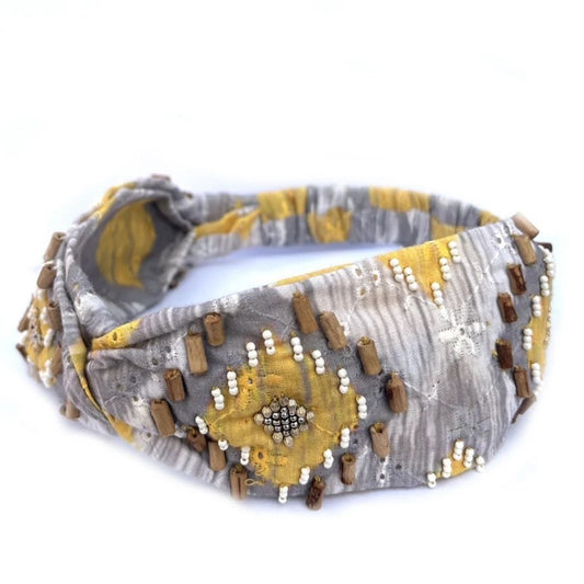 turbante algodon bordado estilo boho 