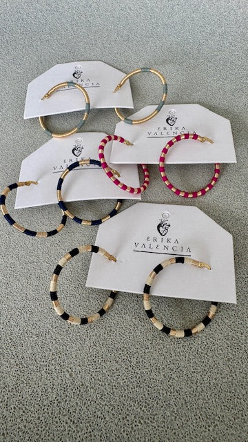 Aros Argollas Calma - fibra natural