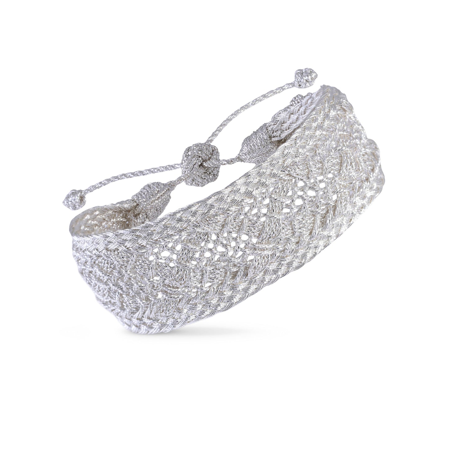 Pulsera Nawra Silver – Calado Marroquí Colección Amanar Waters