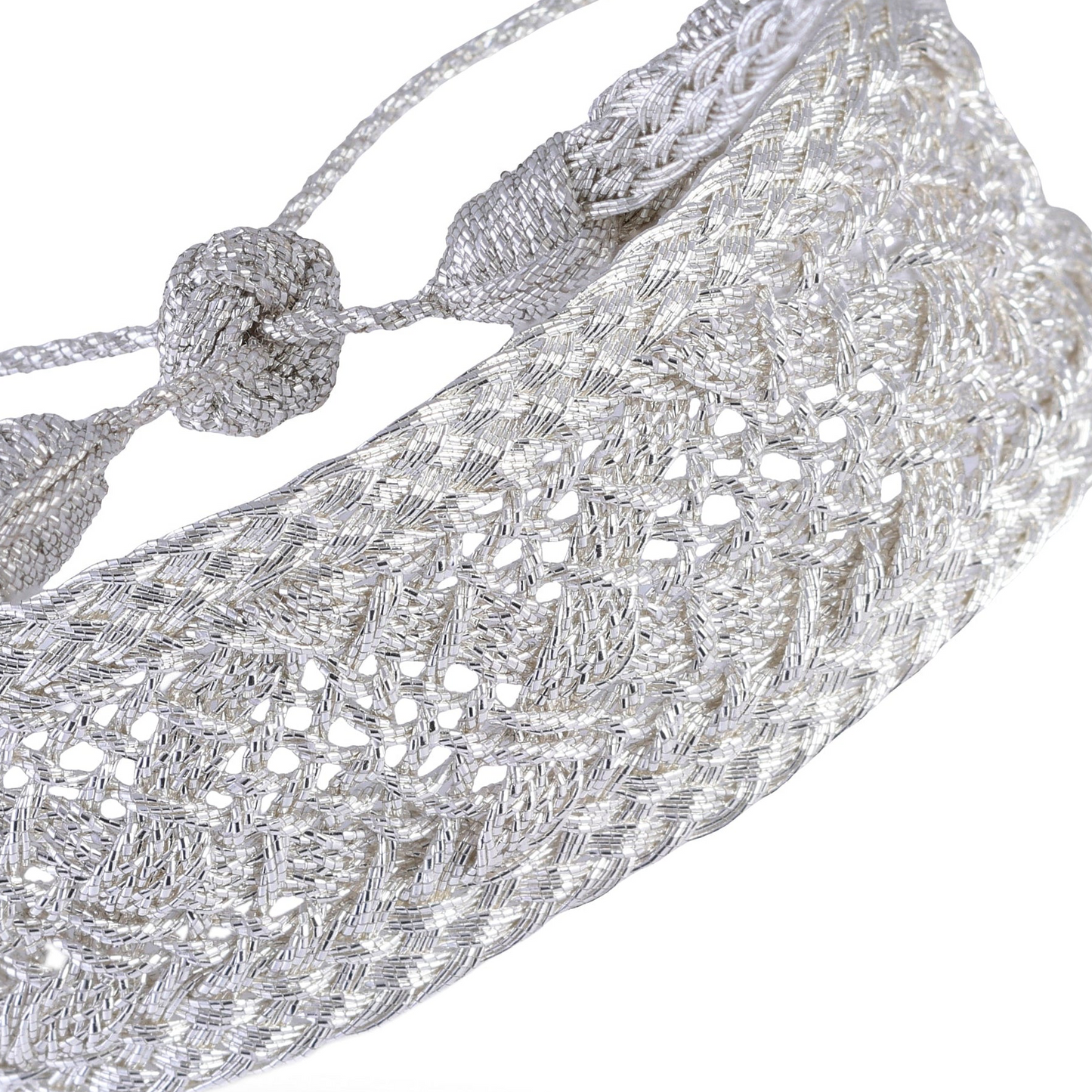 Pulsera Nawra Silver – Calado Marroquí Colección Amanar Waters