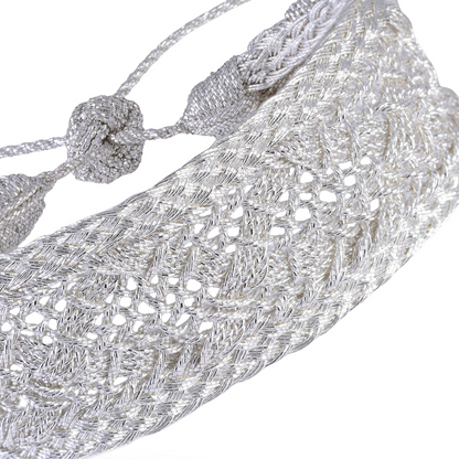 Pulsera Nawra Silver – Calado Marroquí Colección Amanar Waters
