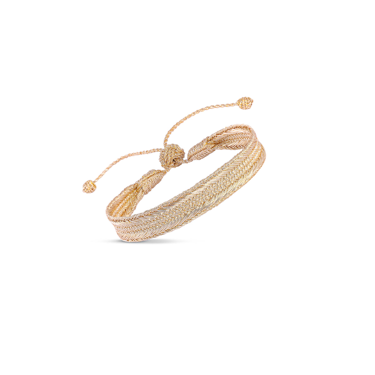 Pulsera Nerry color Gold Silver, sfifa marroquí bicolor dorado y plateado, hecha a mano