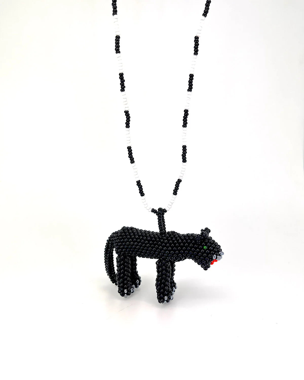 Collar Pantera - mostacillas