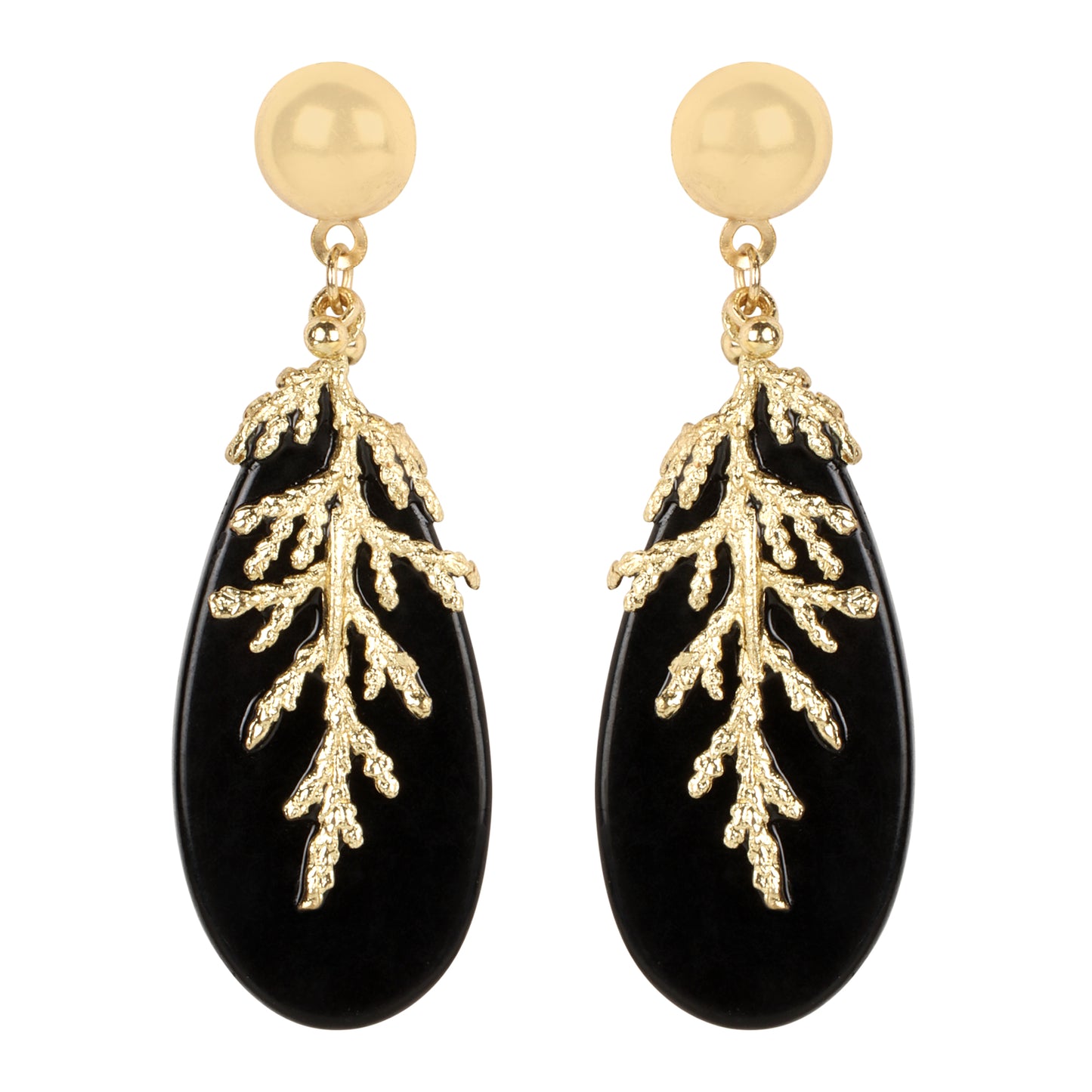 Aros artesanales de cuarzo y bronce, joyas hechas a mano semi lujo