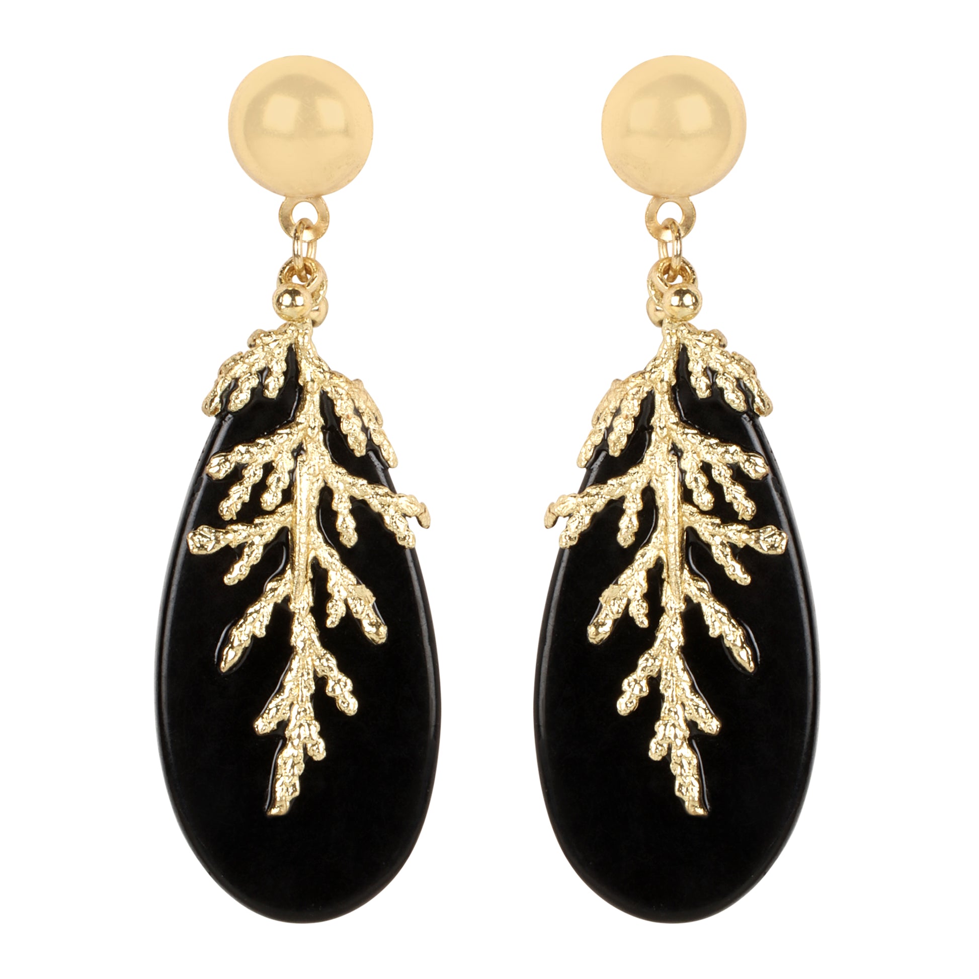 Aros artesanales de cuarzo y bronce, joyas hechas a mano semi lujo