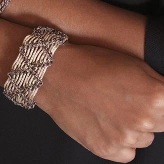 Pulsera Dama Gold Silver Choco Brown – vista 2 – Trovare Chile