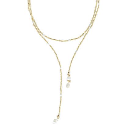 Collar Aahwini Necktie Perlas