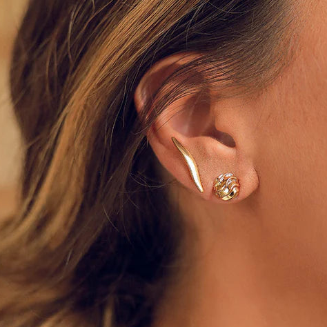Aros Set Merce baño de oro – Anna Prata | Trovare Chile