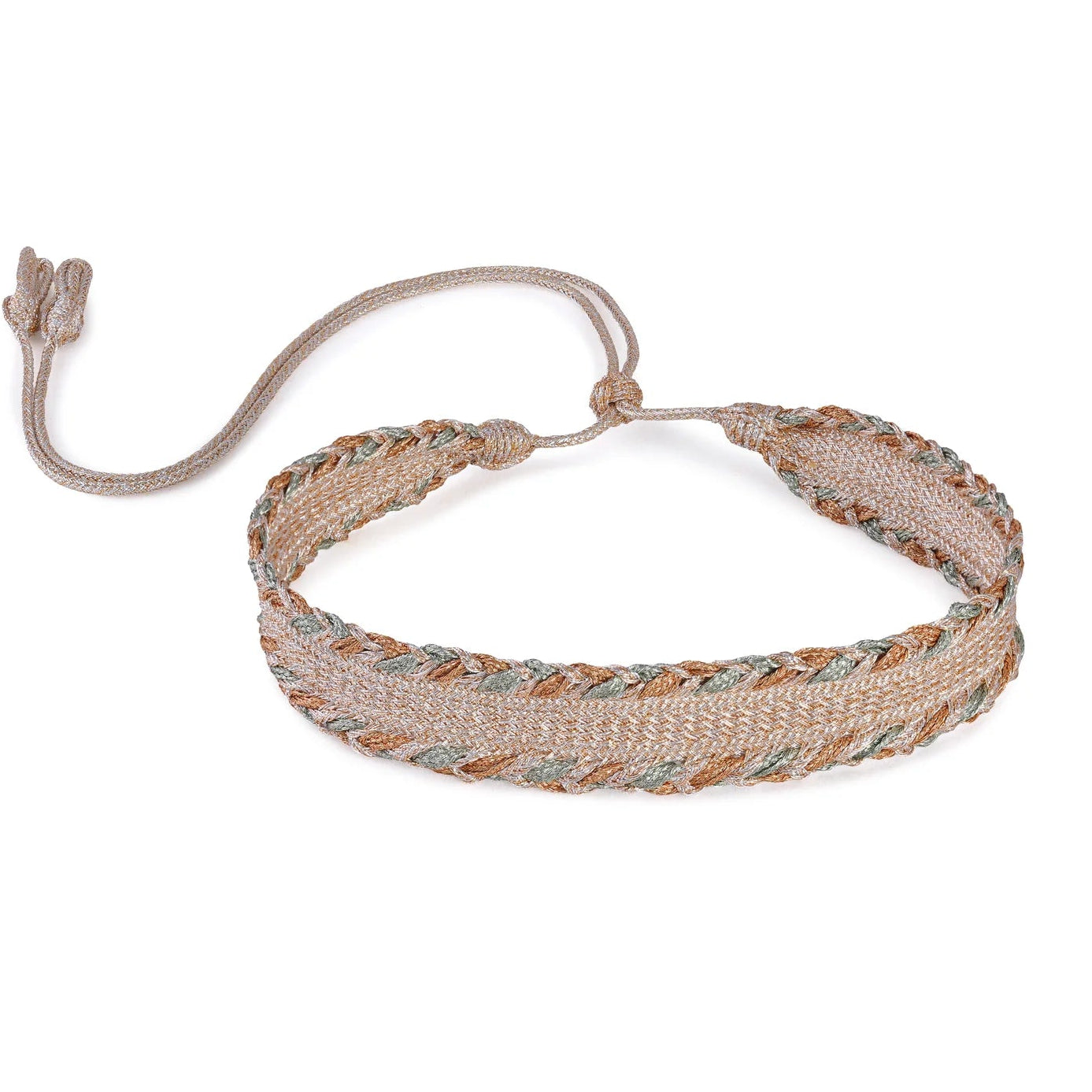 Choker Nalea Nº2 Peach Silver – Sfifa Marroquí