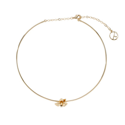 Choker Orquídea XS dorado en oro 18k (4 micras) – Anna Prata | Trovare Chile