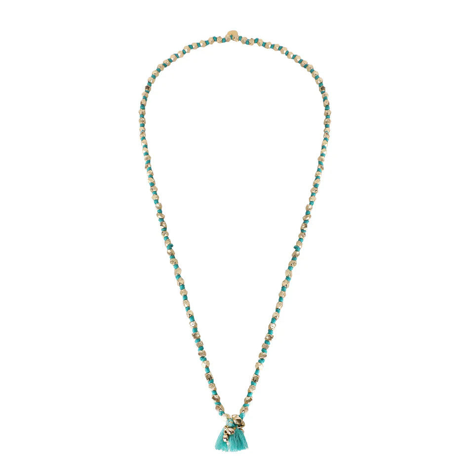 Collar Fuljhadi Magic largo artesanal ideal para layering, joyería semi lujo hecha a mano
