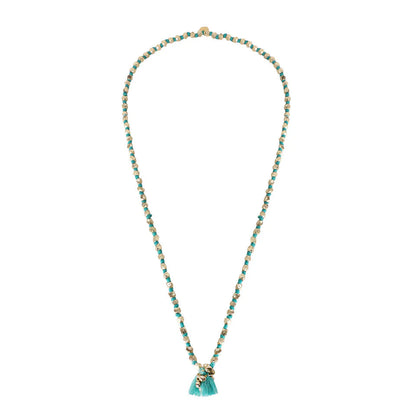 Collar Fuljhadi Magic largo artesanal ideal para layering, joyería semi lujo hecha a mano
