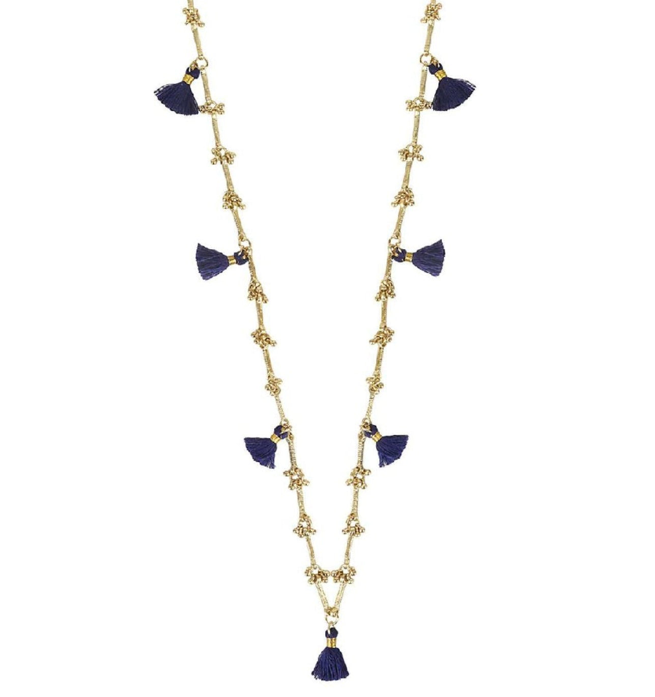 Collar Fulj Azul · Lujo Artesanal