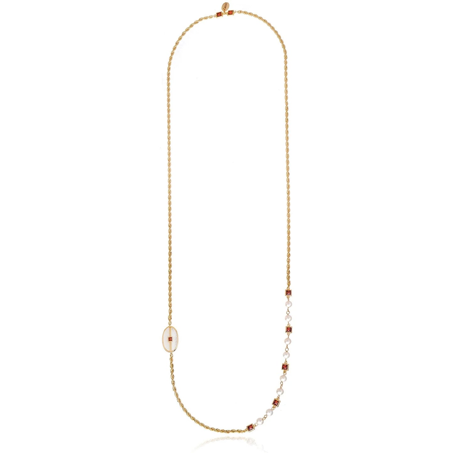 Mini Inspire Necklace dorado con madre perla – Trovare Chile