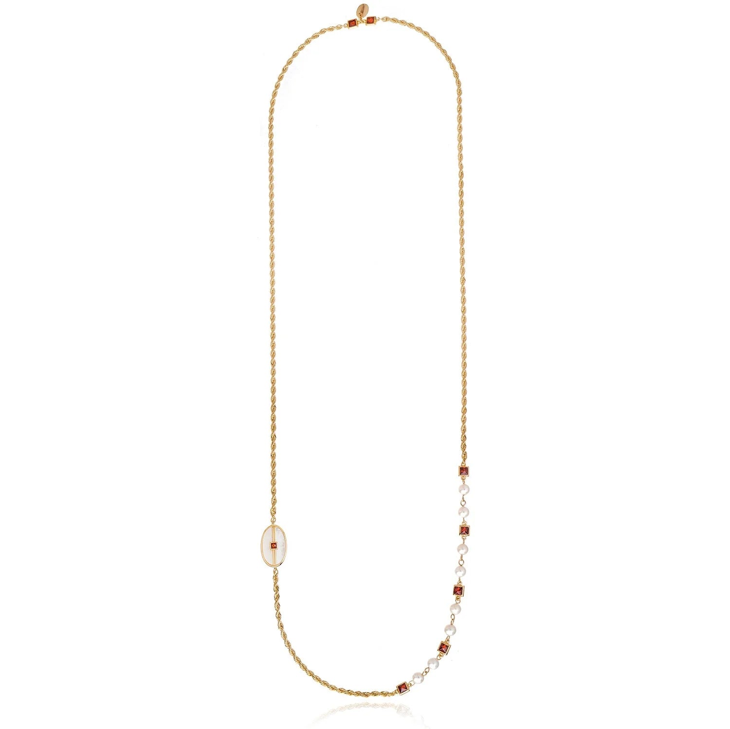 Mini Inspire Necklace dorado con madre perla – Trovare Chile