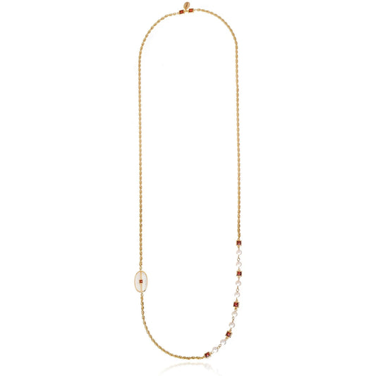 Mini Inspire Necklace dorado con madre perla – Trovare Chile