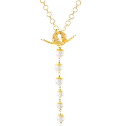 Collar Lago Alba – Encanto Veneciano con Perlas y Oro