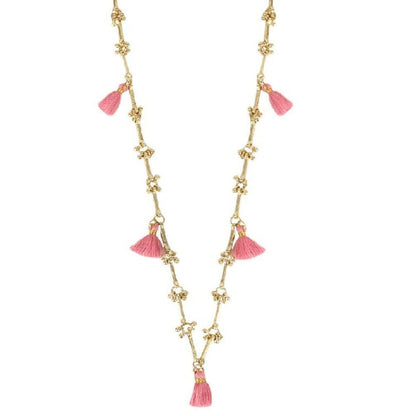Collar Fulj Pink · Lujo Artesanal