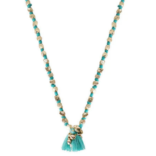 collar de india largo dorado