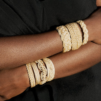 Pulsera Mini Azal – tejido sfifa · hecha a mano en Marruecos