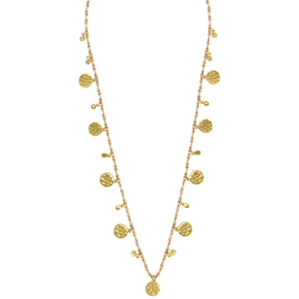 COLLAR LARGO DORADO INDIA