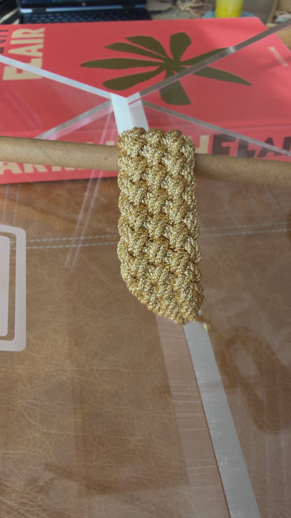 Pulsera Diyah Gold Trenza | Marruecos