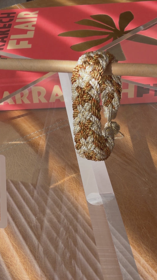 Pulsera Zena II Gold Silver Ginger | Marruecos