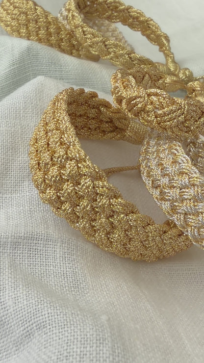 Pulsera Diyah Gold Trenza | Marruecos