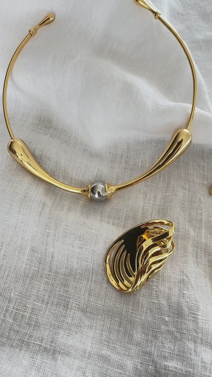 Aros Rastro – Colección Corpo e Alma | Bañado en Oro
