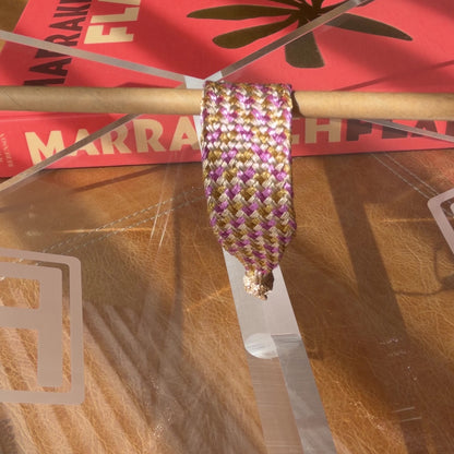 Pulsera Maxi Ania Nº2 Rose Gold & Pink | Marruecos