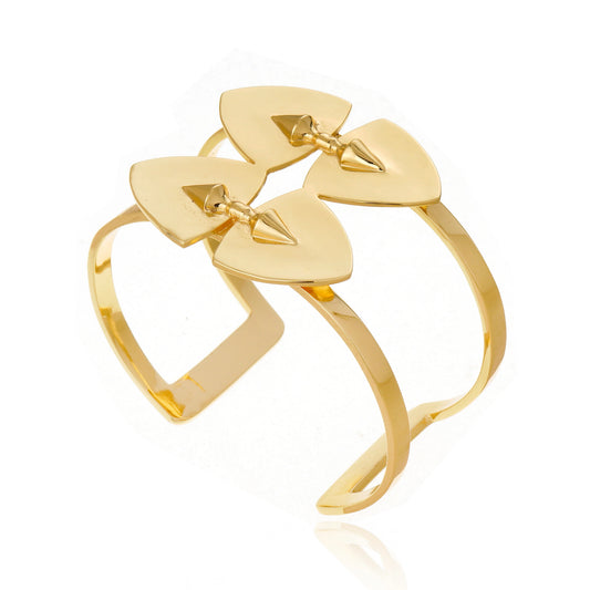 pulsera selene dorada bañada en oro joyeria italiana