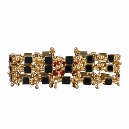 Pulsera Artesanal Ful Negra – Joyería de Lujo Hecha a Mano | Trovare