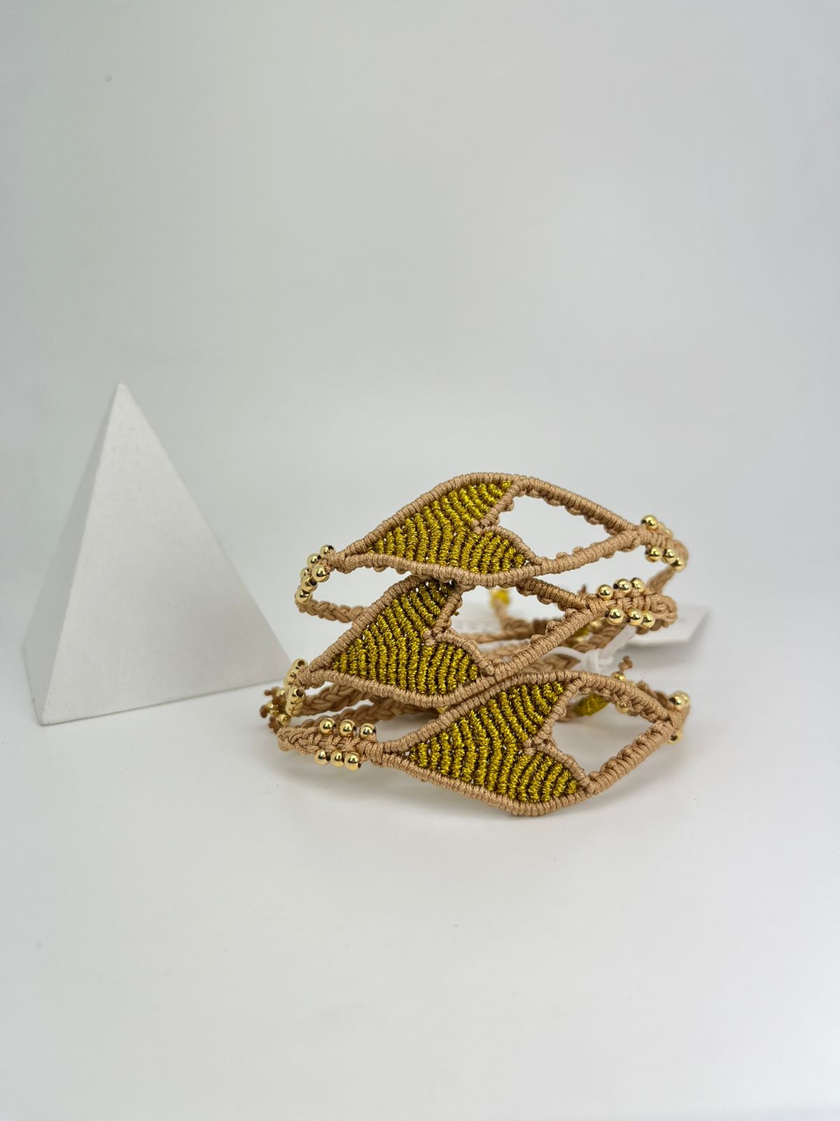 pulsera gold oliva 