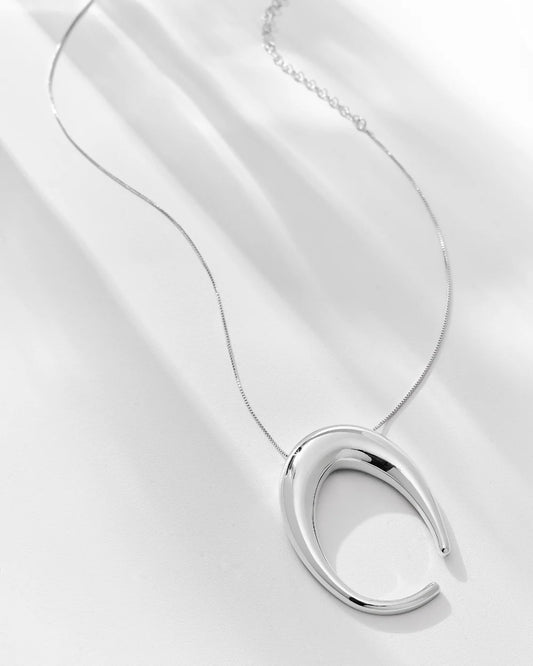 Collar Savia  Gold white  - baño de oro